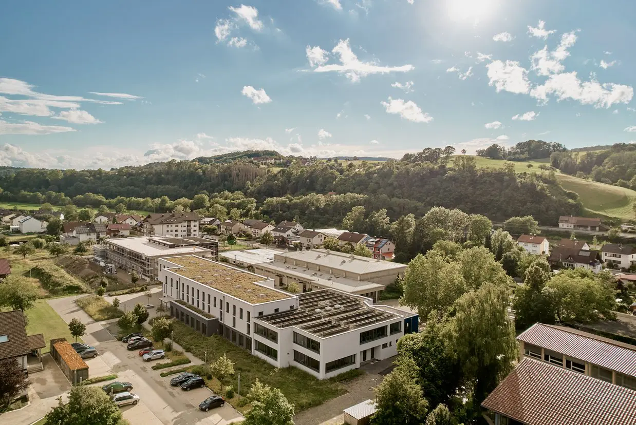 Luftbildaufnahme der Alemannenschule in Wutöschingen